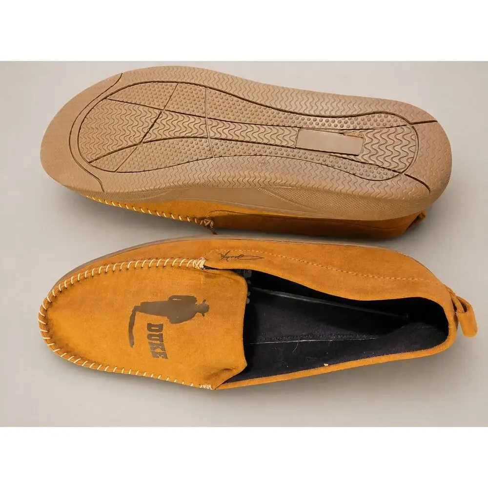 Men's New Size 12 Bradford Exchange John Wayne Faux-Suede Duke Moccasins